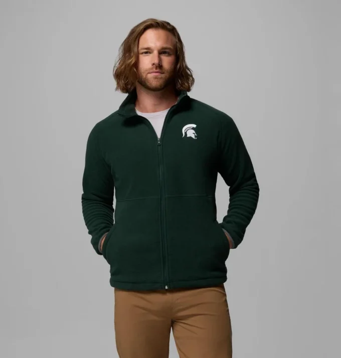 Jacheta din fleece pentru bărbați Collegiate Flanker™ IV – Michigan State