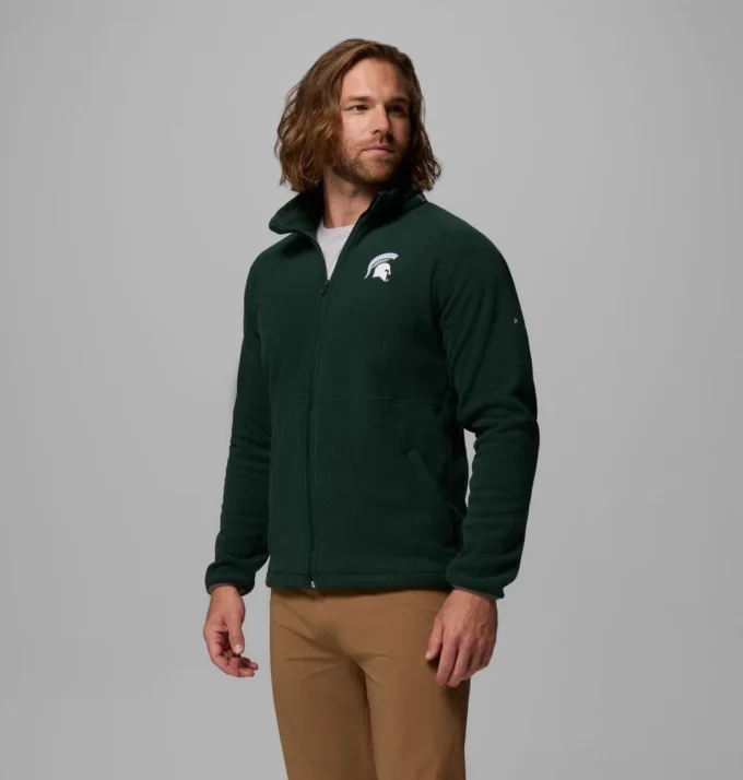 Jacheta din fleece pentru bărbați Collegiate Flanker™ IV – Michigan State