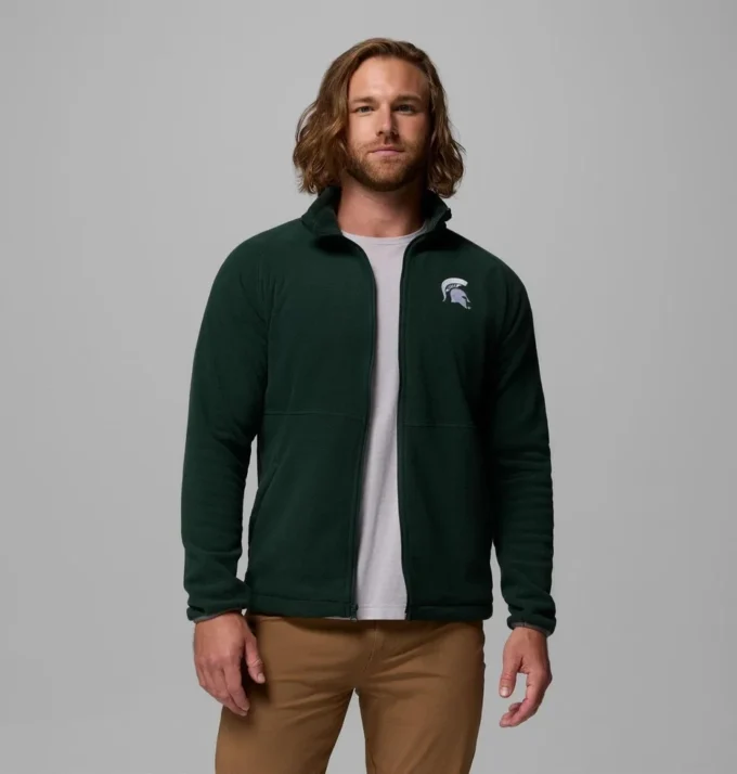 Jacheta din fleece pentru bărbați Collegiate Flanker™ IV – Michigan State