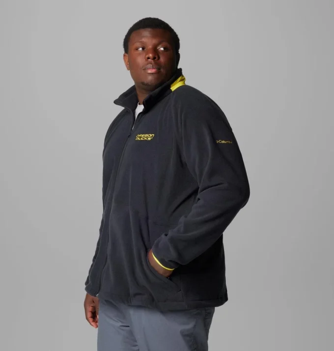 Jacheta din fleece pentru bărbați Collegiate Flanker™ IV – Mărime mare – Oregon