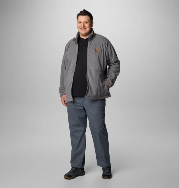 Jacheta din fleece pentru bărbați Collegiate Flanker™ IV – Mărime mare – Texas