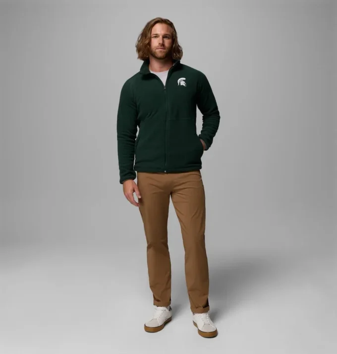 Jacheta din fleece pentru bărbați Collegiate Flanker™ IV – Tall – Michigan State