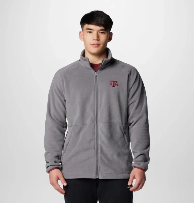 Jacheta din fleece pentru bărbați Collegiate Flanker™ IV – Texas A&M – Tall
