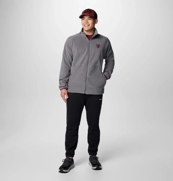Jacheta din fleece pentru bărbați Collegiate Flanker™ IV – Texas A&M – Tall