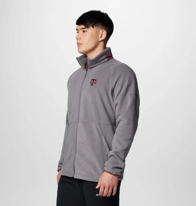Jacheta din fleece pentru bărbați Collegiate Flanker™ IV – Texas A&M – Tall