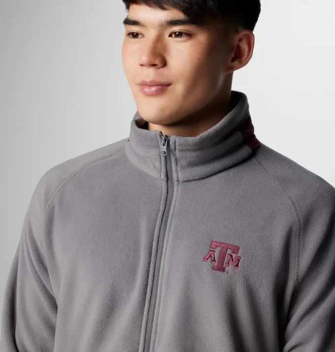 Jacheta din fleece pentru bărbați Collegiate Flanker™ IV – Texas A&M – Tall