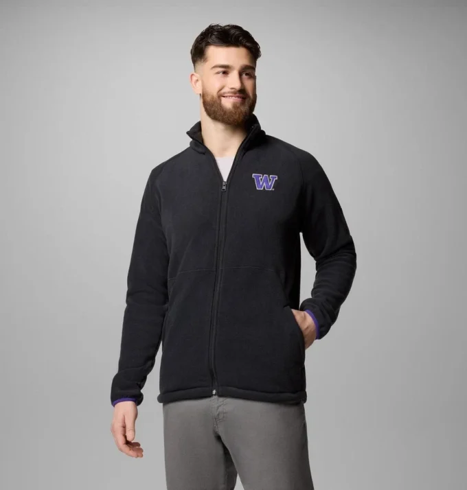 Jacheta din fleece pentru bărbați Collegiate Flanker™ IV – Washington
