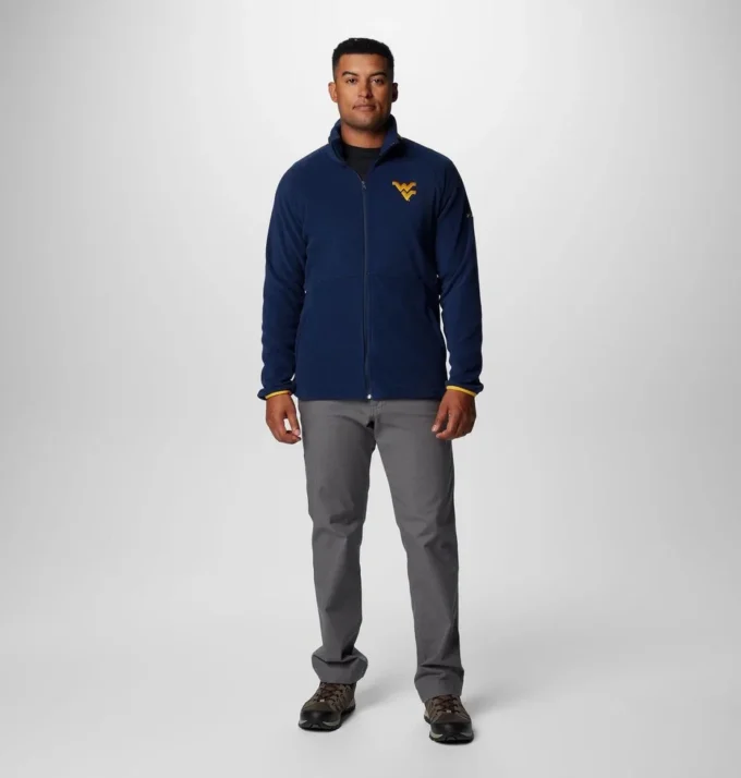 Jacheta din fleece pentru bărbați Collegiate Flanker™ IV – West Virginia – Tall