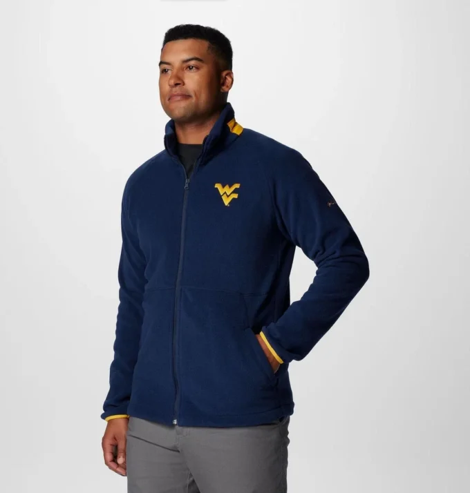 Jacheta din fleece pentru bărbați Collegiate Flanker™ IV – West Virginia – Tall