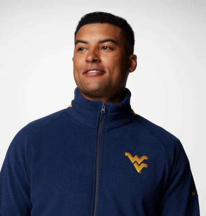 Jacheta din fleece pentru bărbați Collegiate Flanker™ IV – West Virginia – Tall
