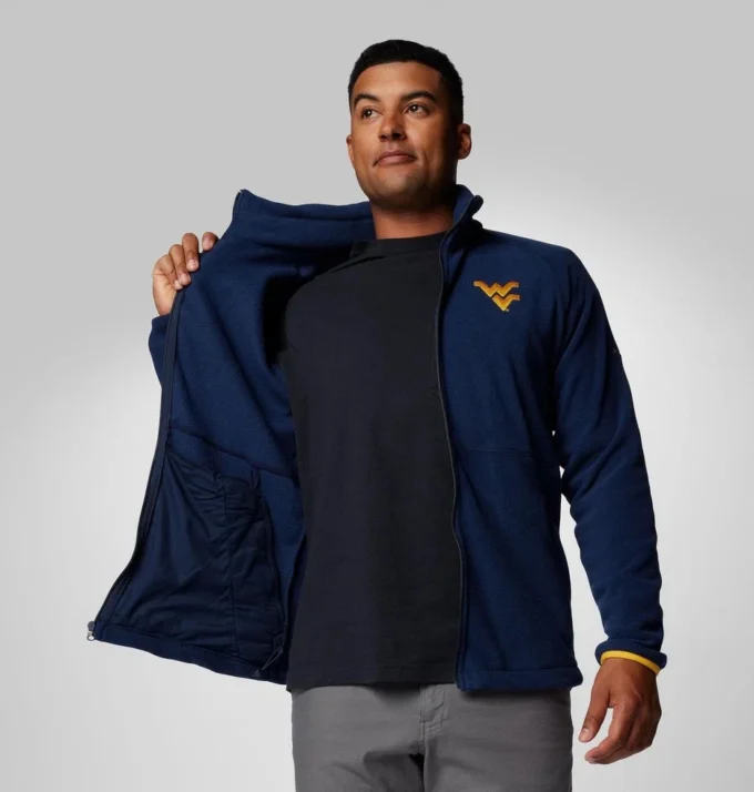 Jacheta din fleece pentru bărbați Collegiate Flanker™ IV – West Virginia – Tall