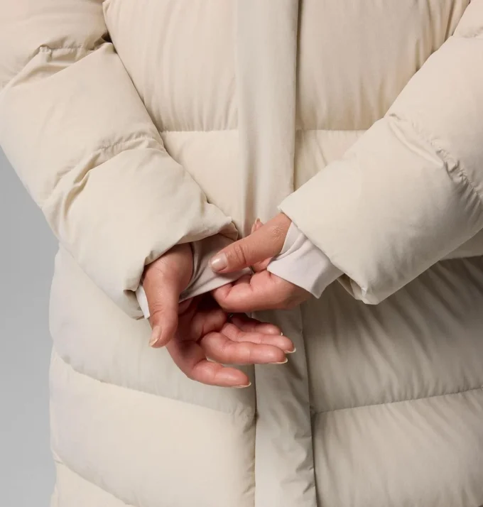 Jacheta lungă cu glugă Amaze Puff™ pentru femei – Mărimi mari