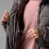 Jacheta lungă cu glugă pentru femei Amaze Puff™