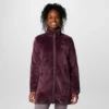 Jacheta lungă din fleece cu fermoar complet pentru femei Fire Side™