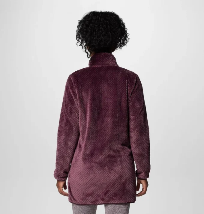 Jacheta lungă din fleece cu fermoar complet pentru femei Fire Side™