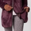 Jacheta lungă din fleece cu fermoar complet pentru femei Fire Side™