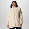 Jacheta lungă din fleece cu fermoar integral pentru femei Fire Side™ – Mărime mare