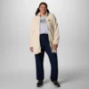 Jacheta lungă din fleece cu fermoar integral pentru femei Fire Side™ – Mărime mare