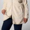 Jacheta lungă din fleece cu fermoar integral pentru femei Fire Side™ – Mărime mare