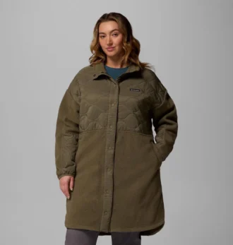 Jacheta lungă din fleece pentru femei Cloud Point™ – Mărime mare