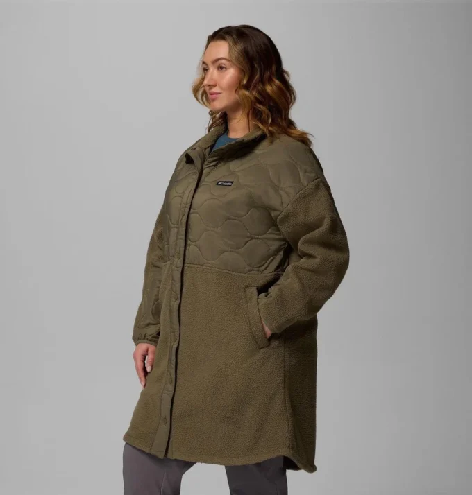 Jacheta lungă din fleece pentru femei Cloud Point™ – Mărime mare Jacheta lungă din fleece pentru femei Cloud Point™ – Mărime mare