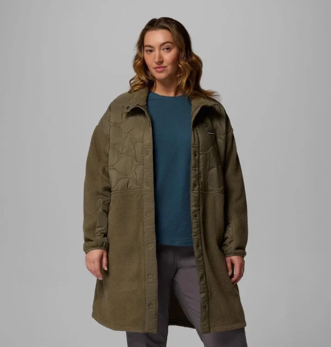 Jacheta lungă din fleece pentru femei Cloud Point™ – Mărime mare Jacheta lungă din fleece pentru femei Cloud Point™ – Mărime mare