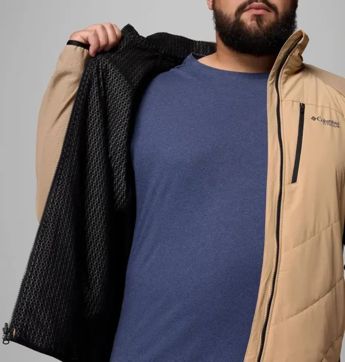 Jacheta pentru bărbați Arctic Crest™ Hybrid Full Zip – Mărime mare
