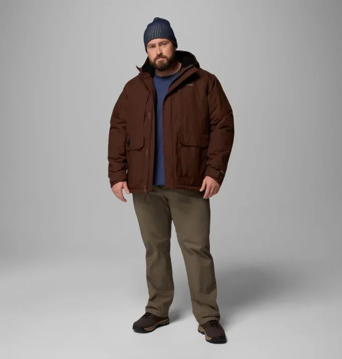 Jacheta pentru bărbați Landroamer™ cu căptușeală Sherpa – Mărime mare