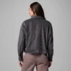 Jacheta scurtă din catifea albastră pentru femei Blue Point Creek™