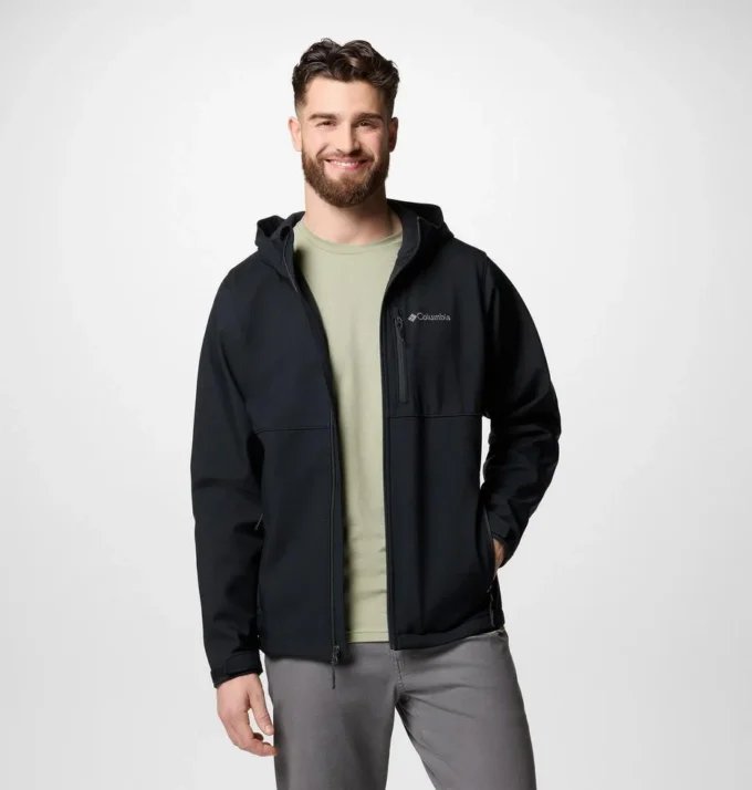 Jacheta softshell cu glugă Ascender™ II pentru bărbați