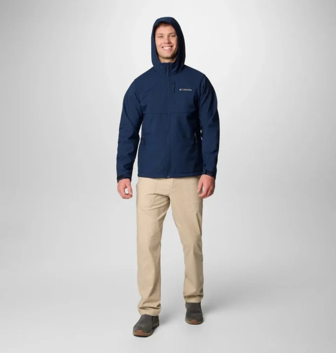 Jacheta softshell cu glugă Ascender™ II pentru bărbați – lungă Jacheta softshell cu glugă Ascender™ II pentru bărbați – lungă