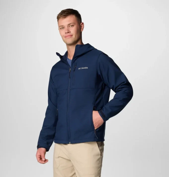 Jacheta softshell cu glugă Ascender™ II pentru bărbați – lungă Jacheta softshell cu glugă Ascender™ II pentru bărbați – lungă