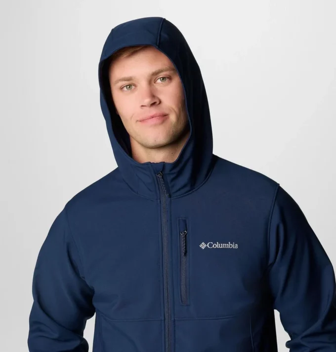 Jacheta softshell cu glugă Ascender™ II pentru bărbați – lungă Jacheta softshell cu glugă Ascender™ II pentru bărbați – lungă