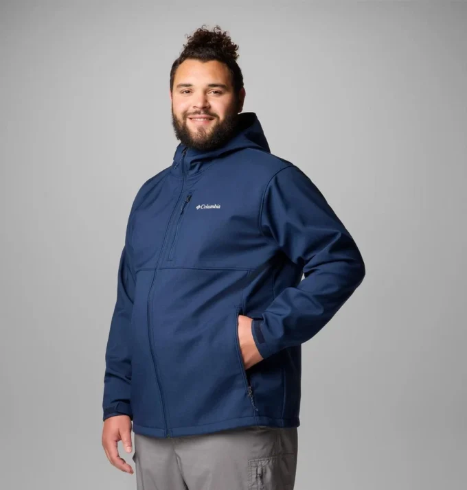 Jacheta softshell cu glugă Ascender™ II pentru bărbați – Mărime mare Jacheta softshell cu glugă Ascender™ II pentru bărbați – Mărime mare
