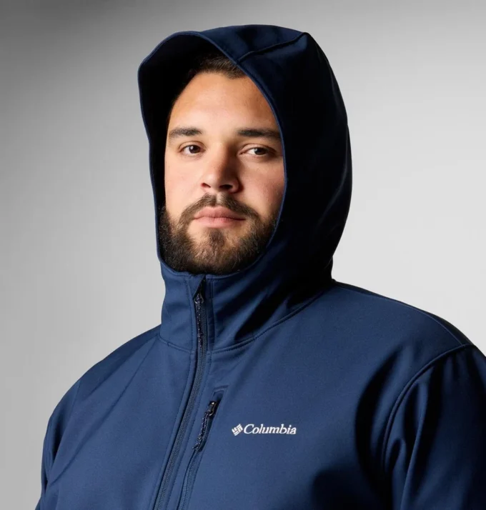 Jacheta softshell cu glugă Ascender™ II pentru bărbați – Mărime mare Jacheta softshell cu glugă Ascender™ II pentru bărbați – Mărime mare