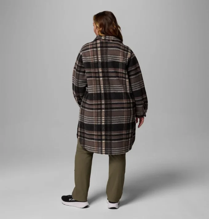 Palton lung din fleece pentru femei Wildest Venture™ – Mărime mare