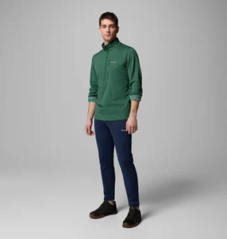 Pantaloni din fleece Essential Hike™ Grid pentru bărbați