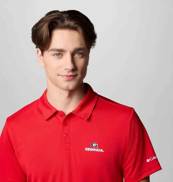 Polo pentru bărbați Collegiate Fair Catch™ – Georgia