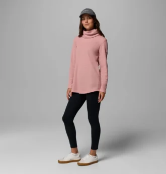 Pulover cu guler înalt Holly Hideaway™ Waffle pentru femei