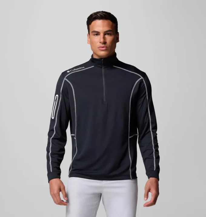 Pulover de golf pentru bărbați Shotgun Quarter Zip
