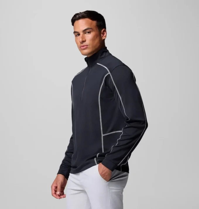 Pulover de golf pentru bărbați Shotgun Quarter Zip