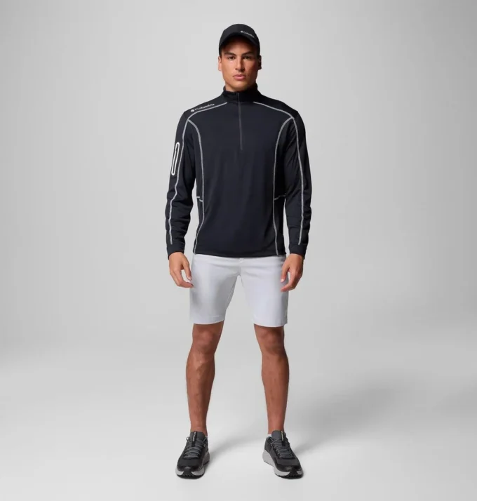 Pulover de golf pentru bărbați Shotgun Quarter Zip