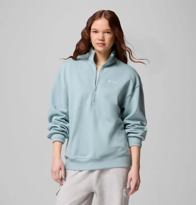 Pulover din fleece cu jumătate de fermoar Aldermore™ pentru femei