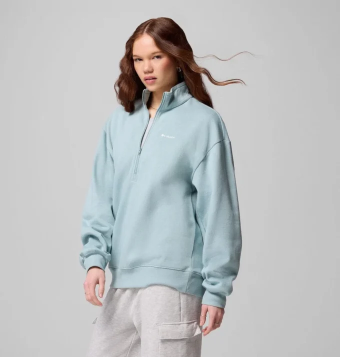 Pulover din fleece cu jumătate de fermoar Aldermore™ pentru femei