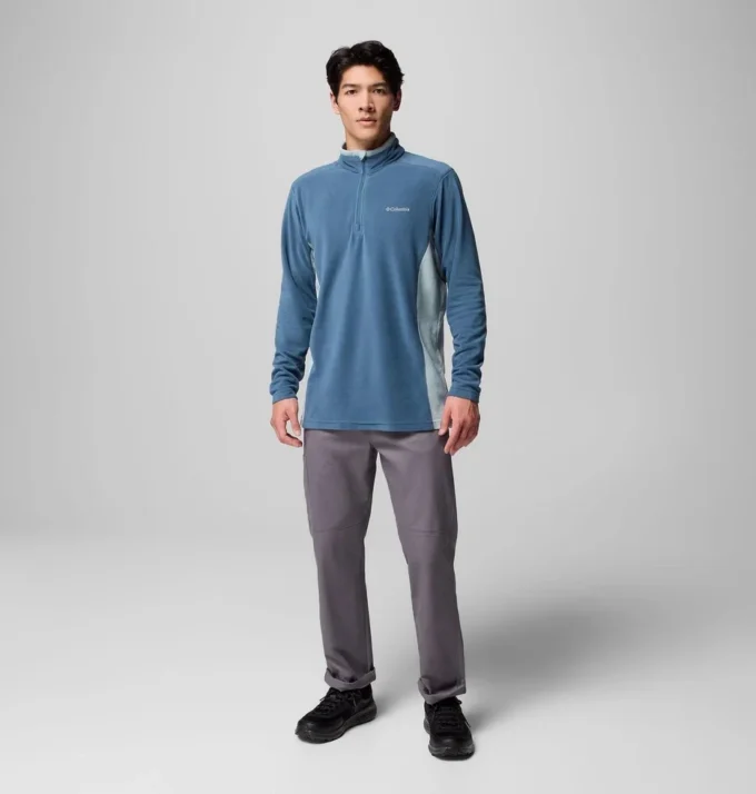 Pulover din fleece cu jumătate de fermoar pentru bărbați Klamath Range™ II
