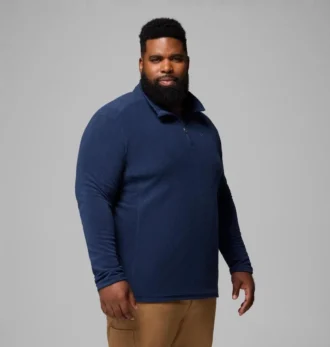 Pulover din fleece cu jumătate de fermoar pentru bărbați Klamath Range™ II – Mărime mare