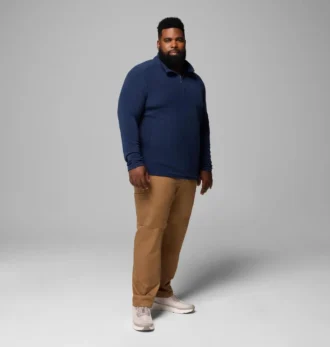 Pulover din fleece cu jumătate de fermoar pentru bărbați Klamath Range™ II – Mărime mare