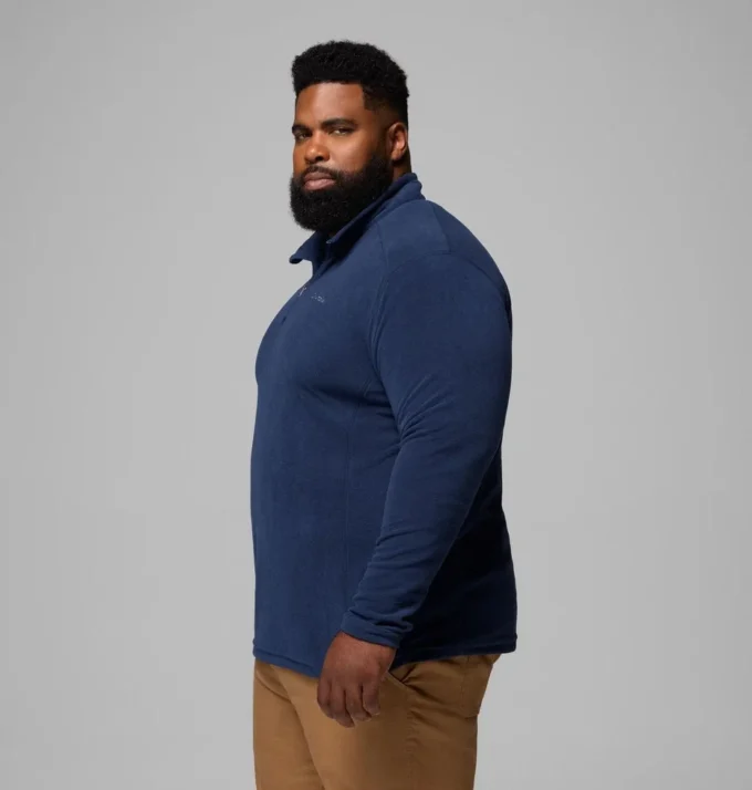 Pulover din fleece cu jumătate de fermoar pentru bărbați Klamath Range™ II – Mărime mare
