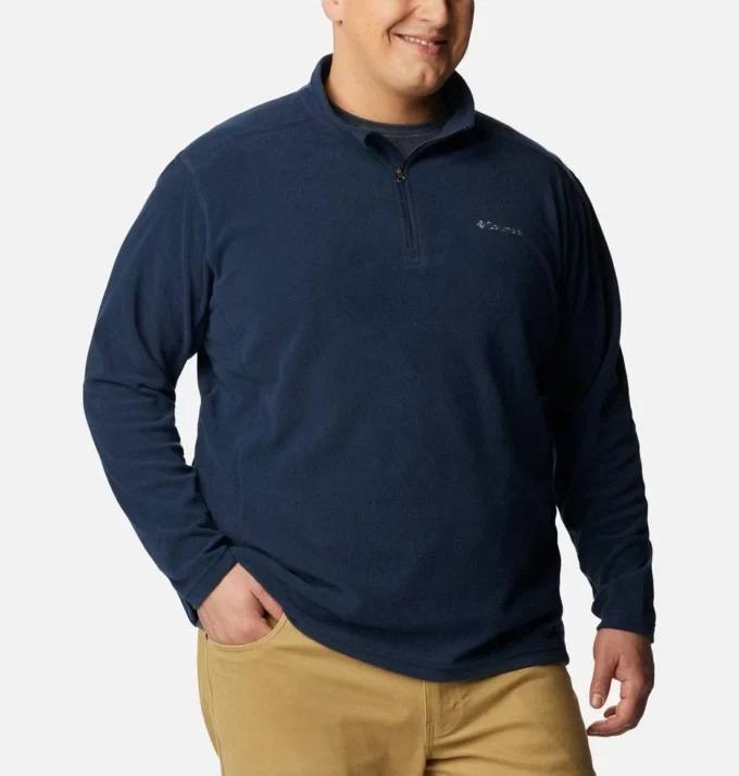 Pulover din fleece cu jumătate de fermoar pentru bărbați Klamath Range™ II – Mărime mare