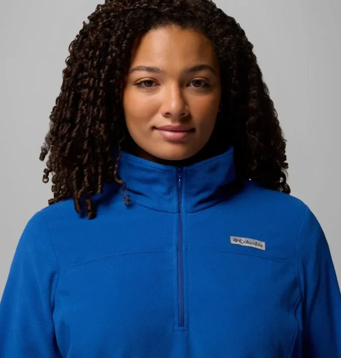 Pulover din fleece cu jumătate de fermoar pentru femei Lake Aloha™ – Mărime mare Pulover din fleece cu jumătate de fermoar pentru femei Lake Aloha™ – Mărime mare